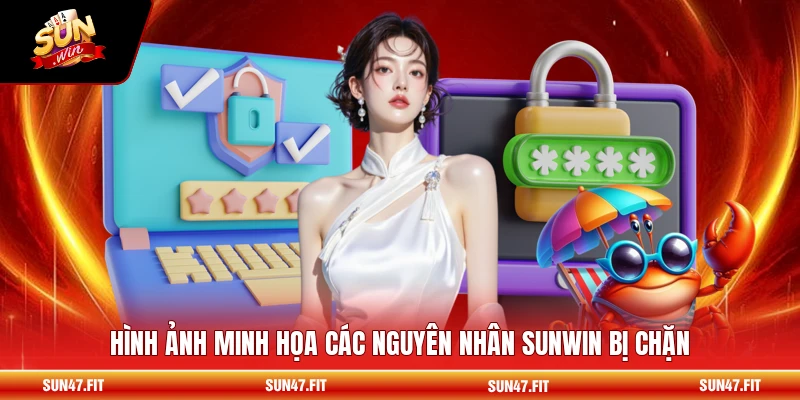 Hình ảnh minh họa các nguyên nhân SUNWIN bị chặn