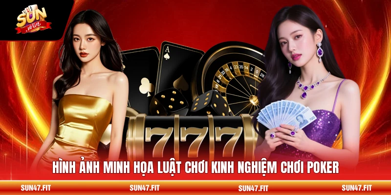 Hình ảnh minh họa luật chơi kinh nghiệm chơi Poker